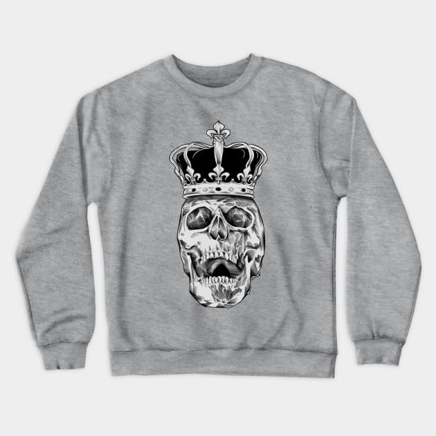 Skull king Opaque Crewneck Sweatshirt by paintchips